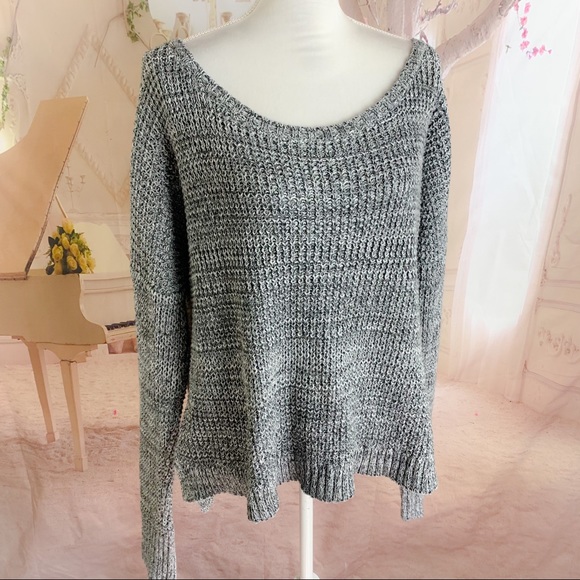 Victoria Secret Gray Knit Chunky Sweater - Picture 4 of 10